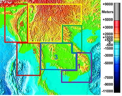 Drivers of rainfall trends in and around Mainland Southeast Asia